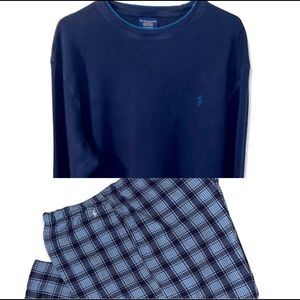 Polo by Ralph Lauren Long Sleeve Pajama Set